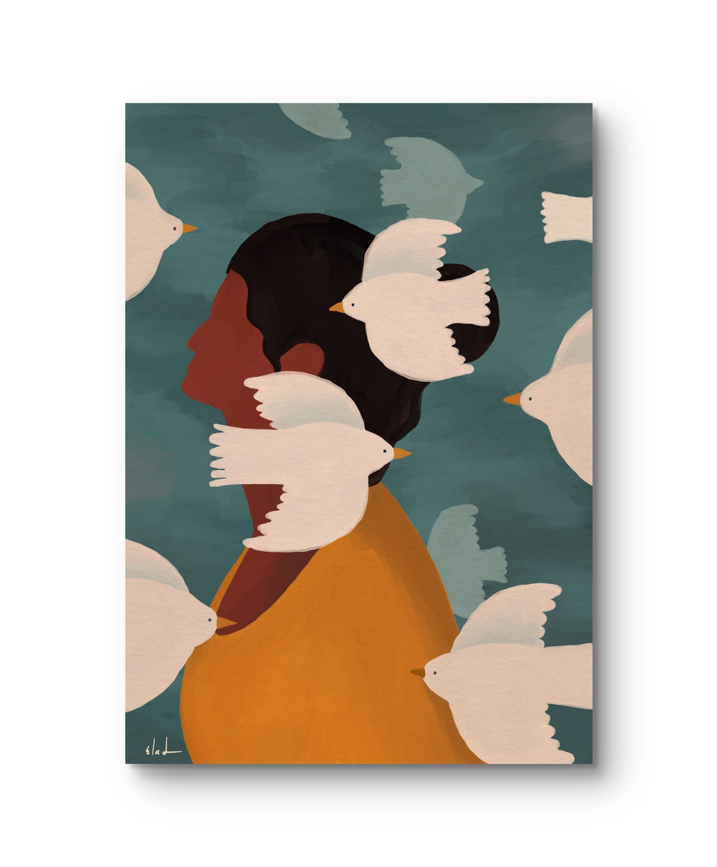 הדפס צבעוני | ציפורי חירות