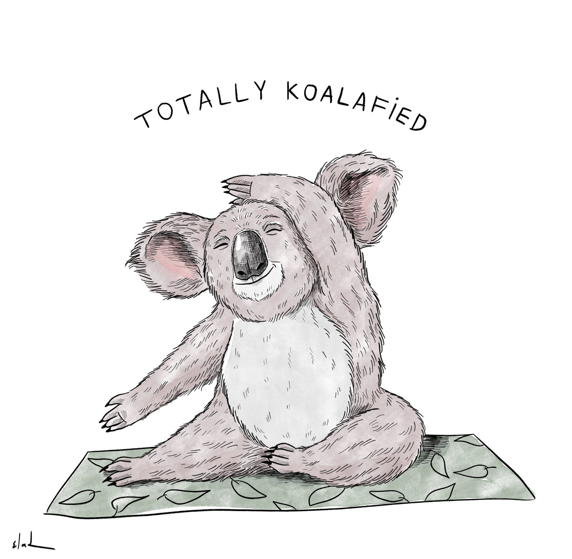 הדפס איור | קואלה יוגה