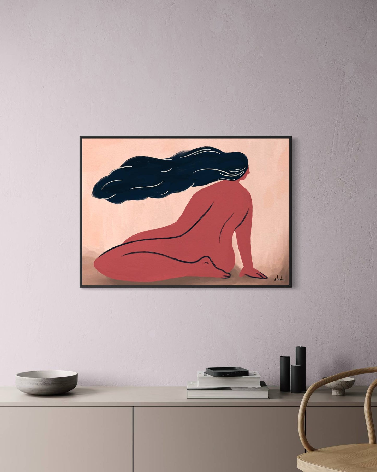 הדפס צבעוני | אישה