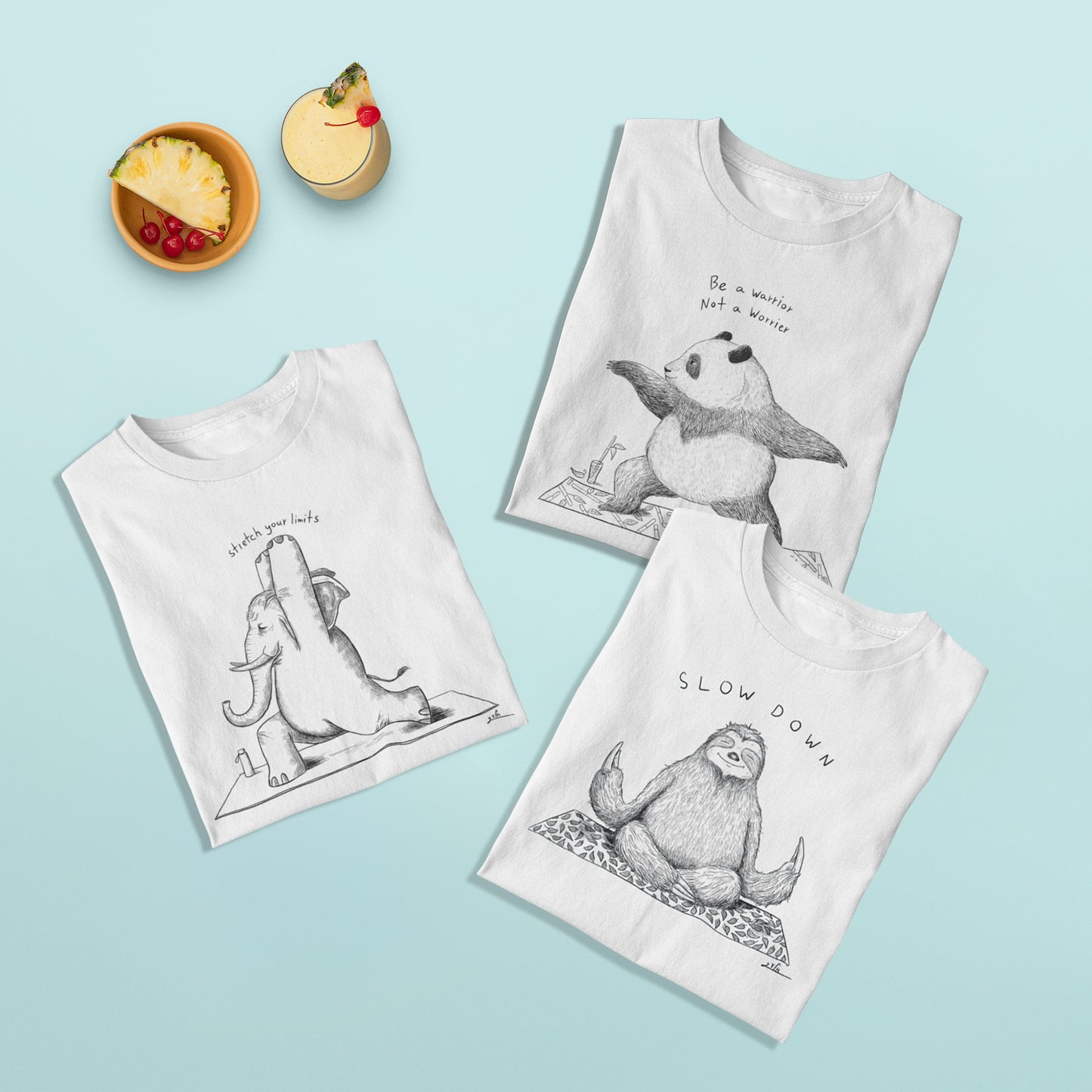 מארז מתנה | חולצות חיות היוגה