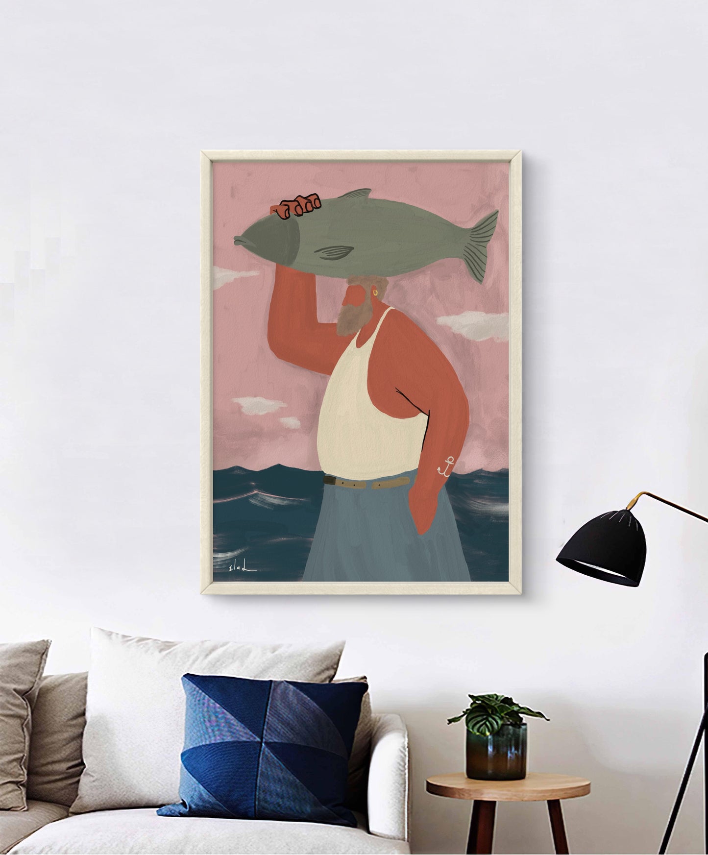 הדפס צבעוני | הדייג