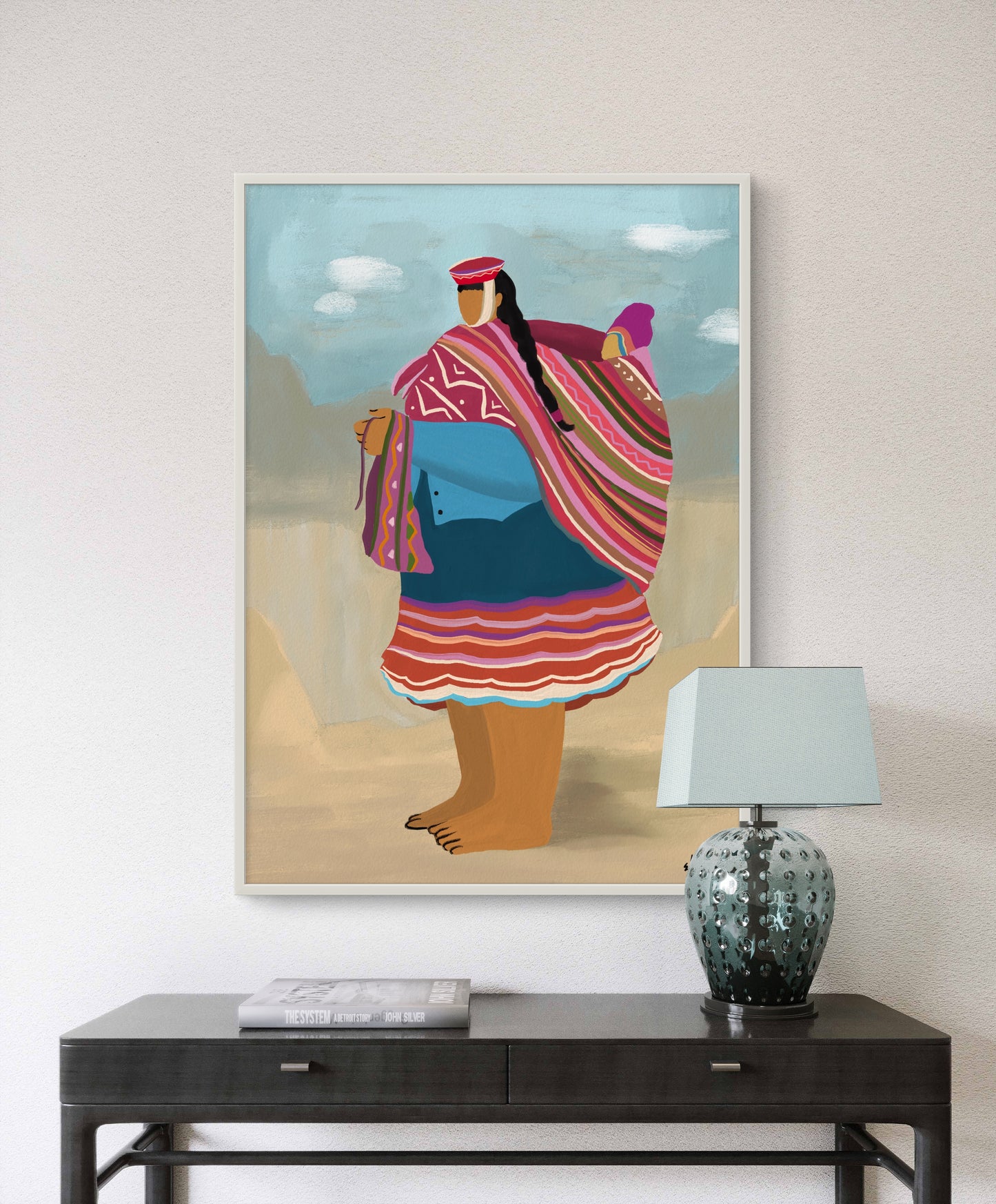 הדפס צבעוני | אמא ובן פרואנים