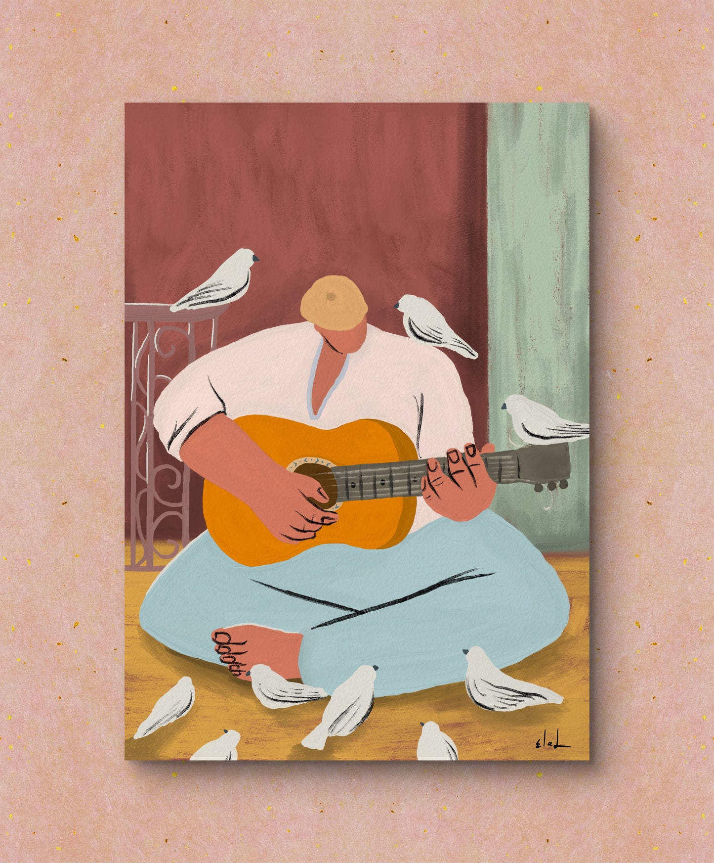 הדפס צבעוני | ניגון היונות