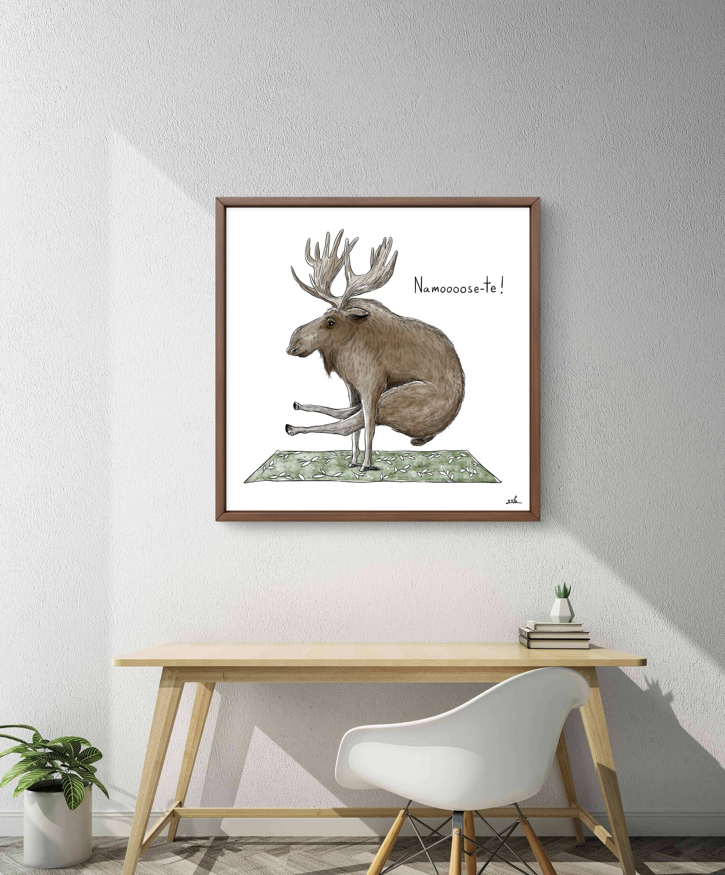 הדפס איור | מוס יוגה