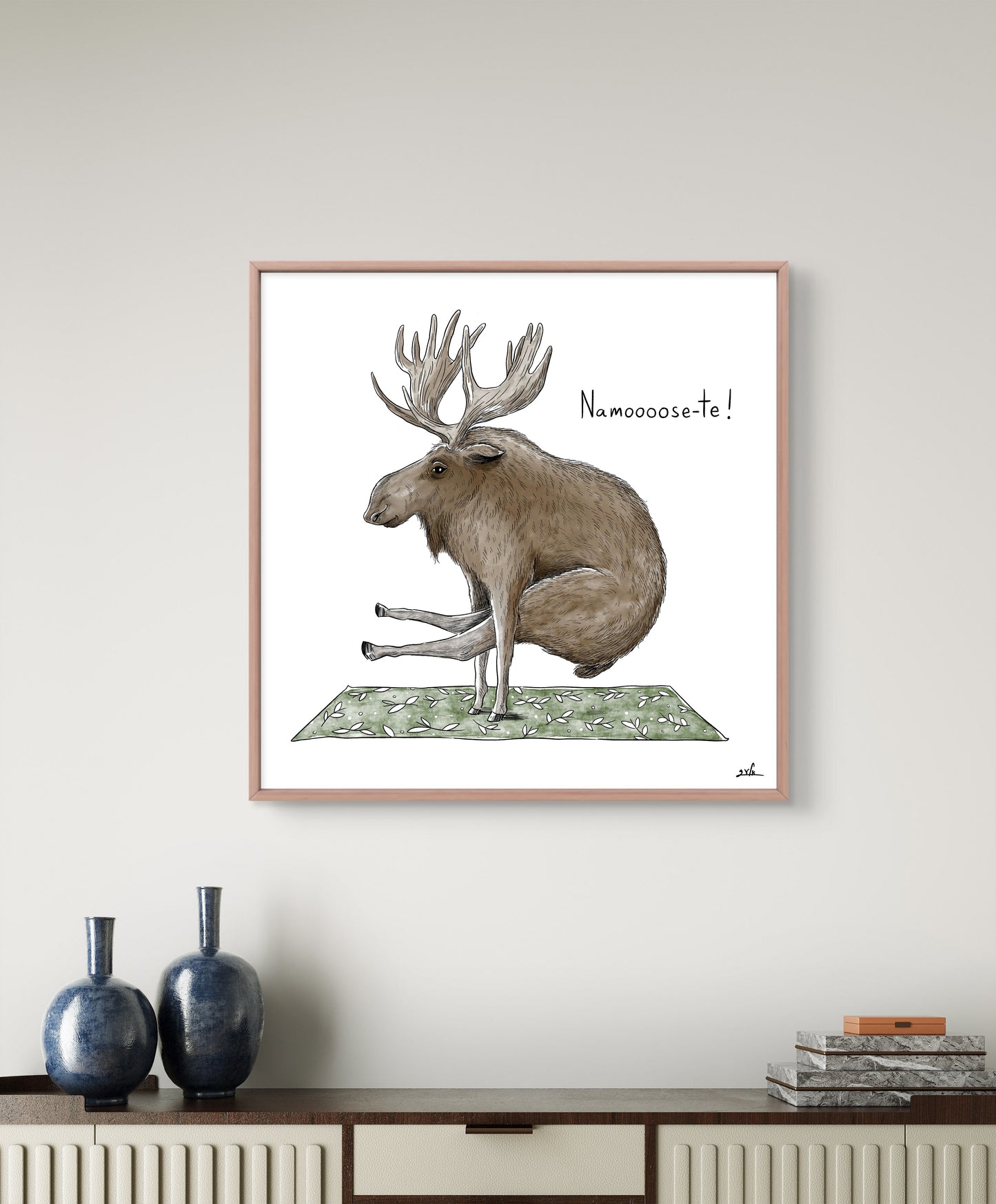 הדפס איור | מוס יוגה