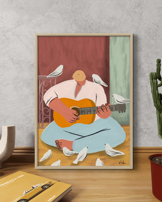 הדפס צבעוני | ניגון היונות