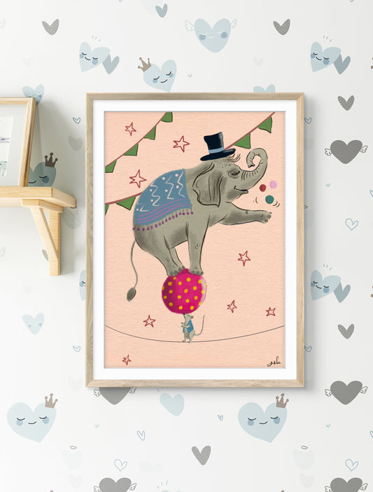 הדפס איור | חיות קרקס