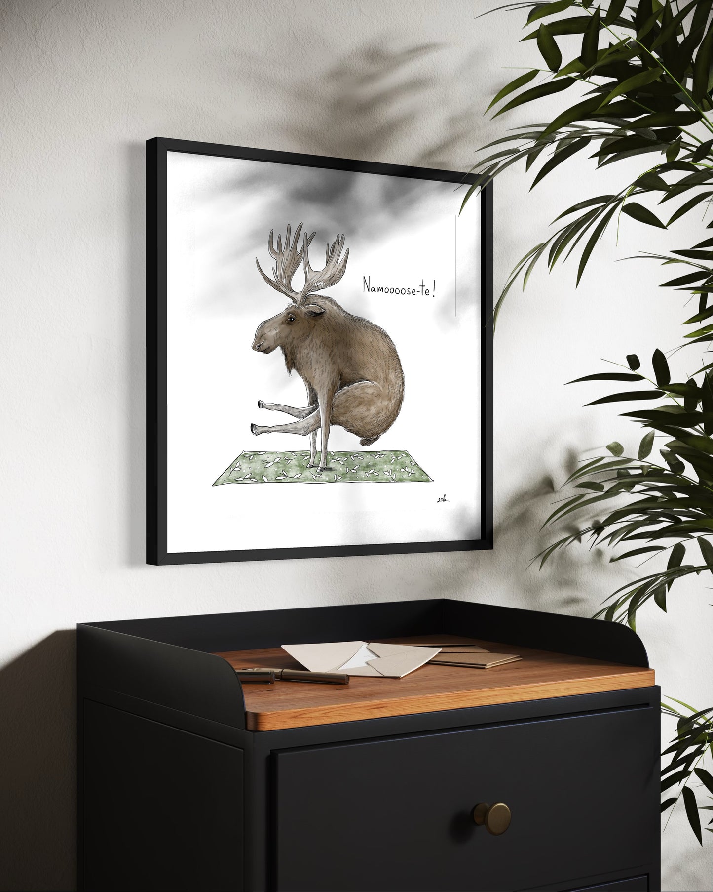 הדפס איור | מוס יוגה