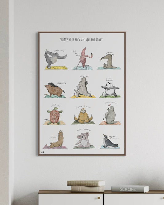 הדפס ענק | חיות היוגה