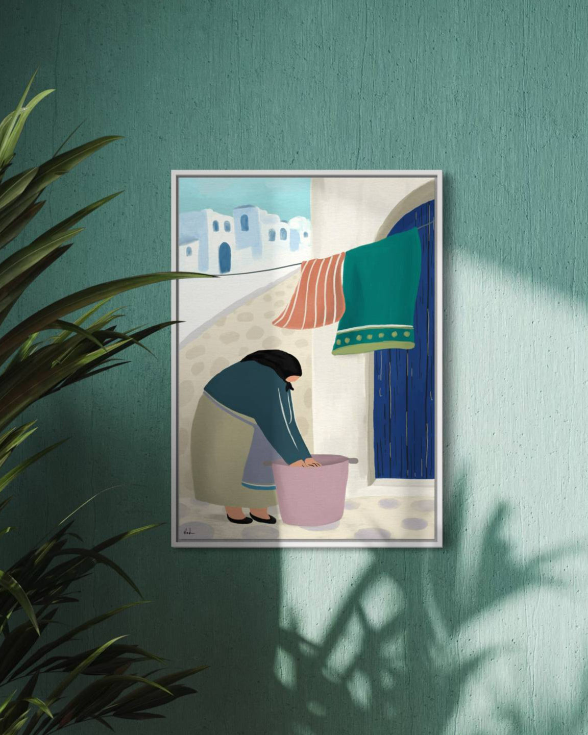 הדפס צבעוני | גברת יוונית