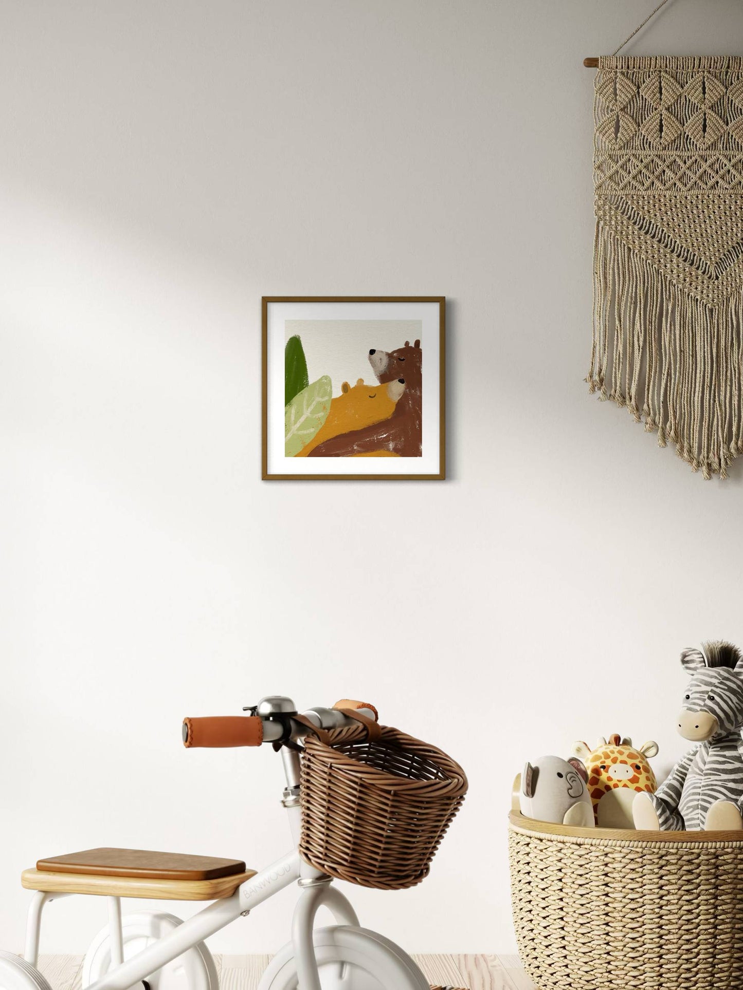 הדפס איור | זוג דובים