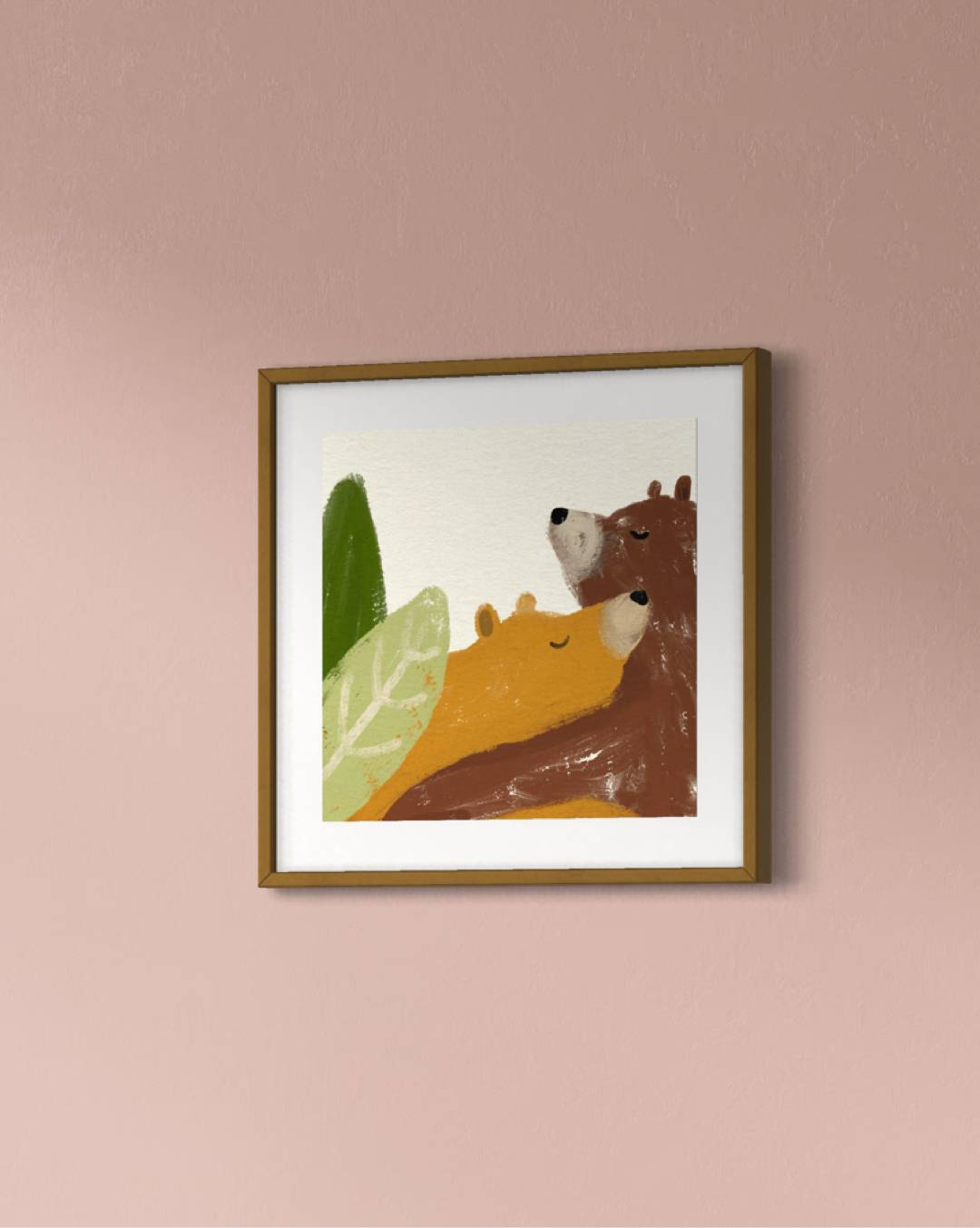 הדפס איור | זוג דובים