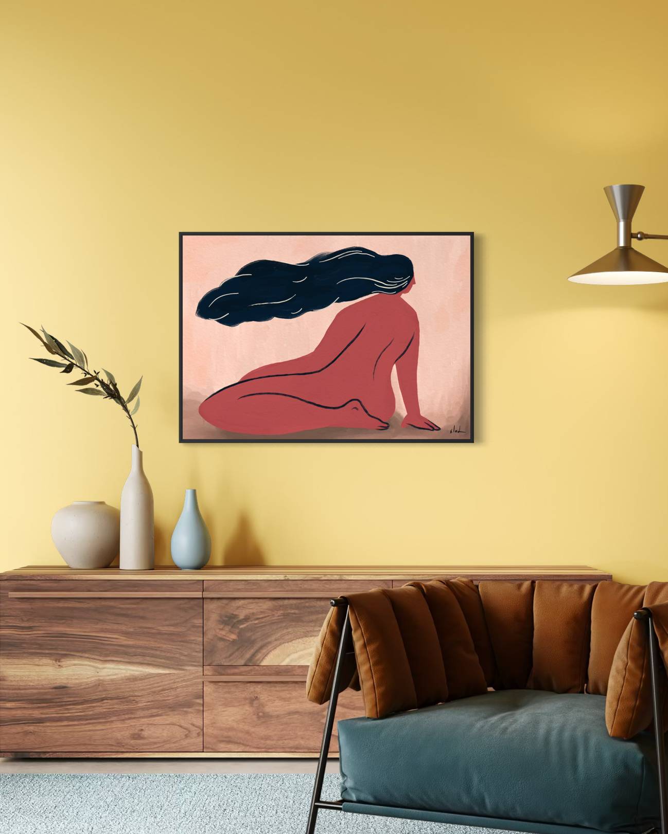 הדפס צבעוני | אישה