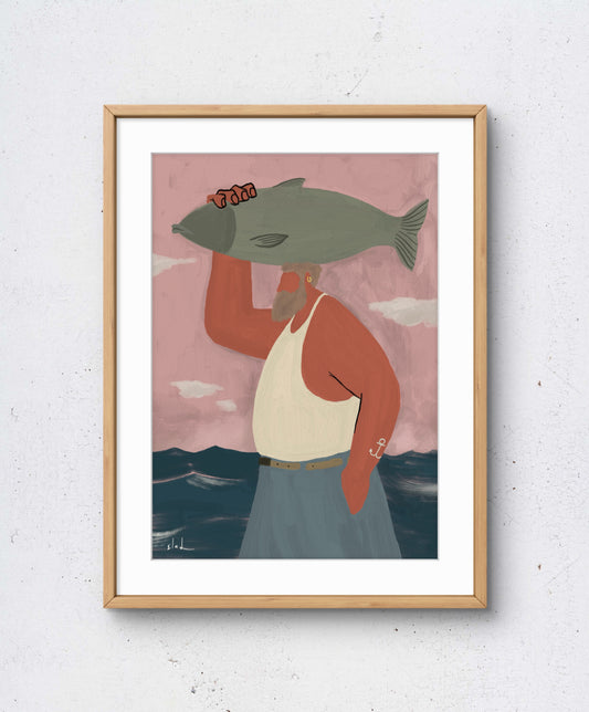 הדפס צבעוני | הדייג