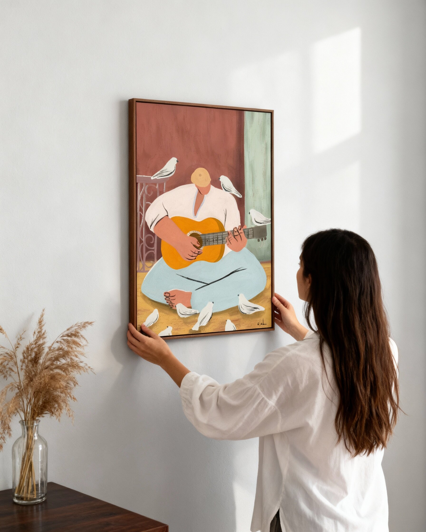 הדפס צבעוני | ניגון היונות